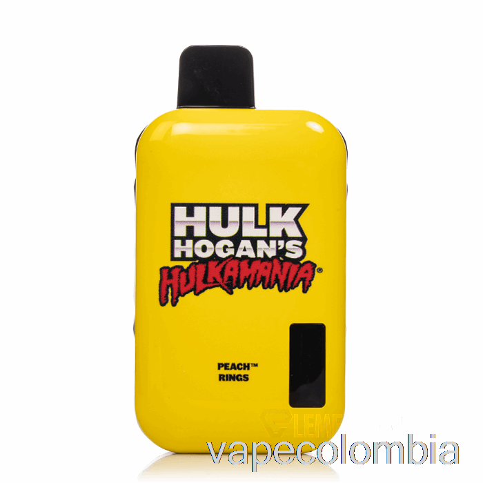 Vape Recargable Hulk Hogan Hulkamania 8000 Anillas Desechables Color Melocotón